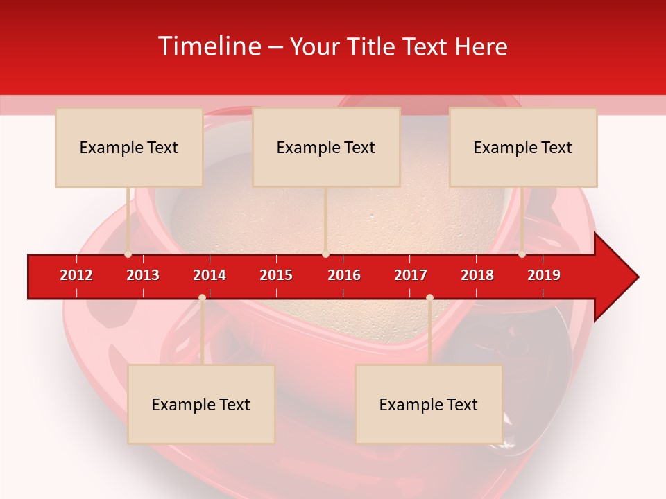 Red Isolated Valentine's Day PowerPoint Template