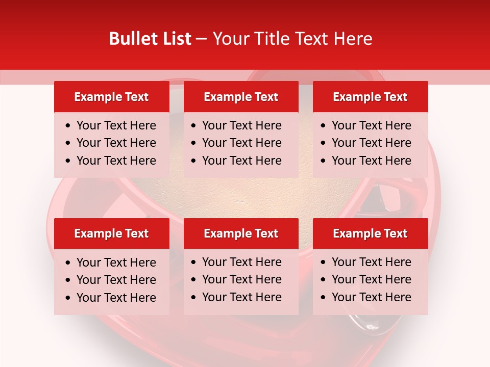 Red Isolated Valentine's Day PowerPoint Template