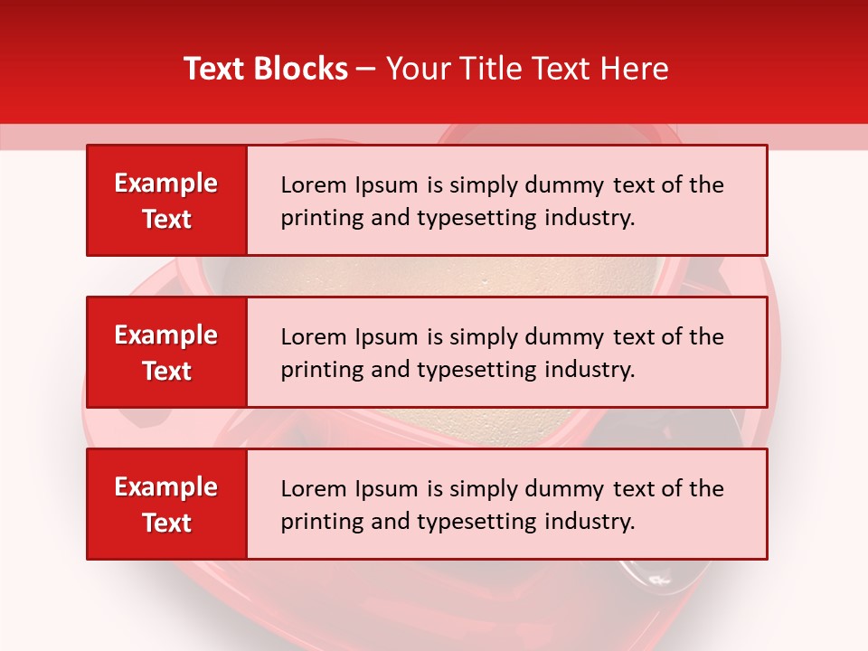 Red Isolated Valentine's Day PowerPoint Template
