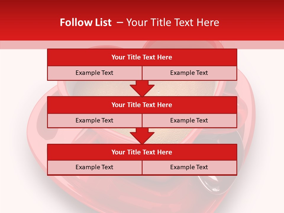 Red Isolated Valentine's Day PowerPoint Template