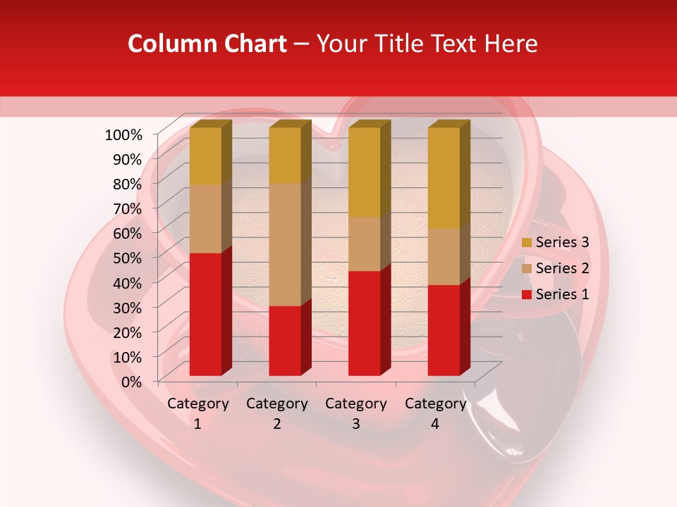 Red Isolated Valentine's Day PowerPoint Template