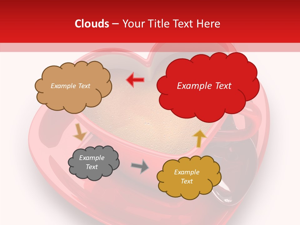 Red Isolated Valentine's Day PowerPoint Template