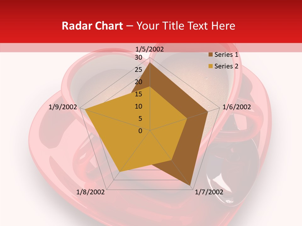 Red Isolated Valentine's Day PowerPoint Template
