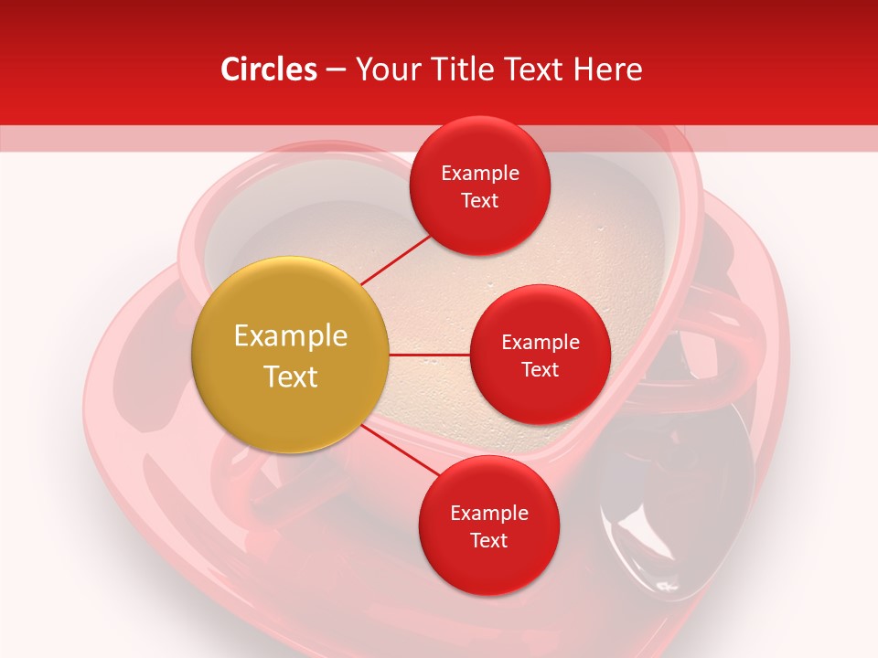 Red Isolated Valentine's Day PowerPoint Template