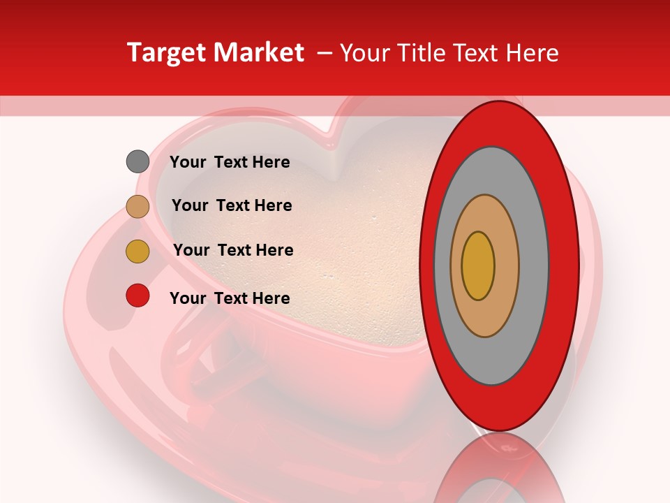 Red Isolated Valentine's Day PowerPoint Template