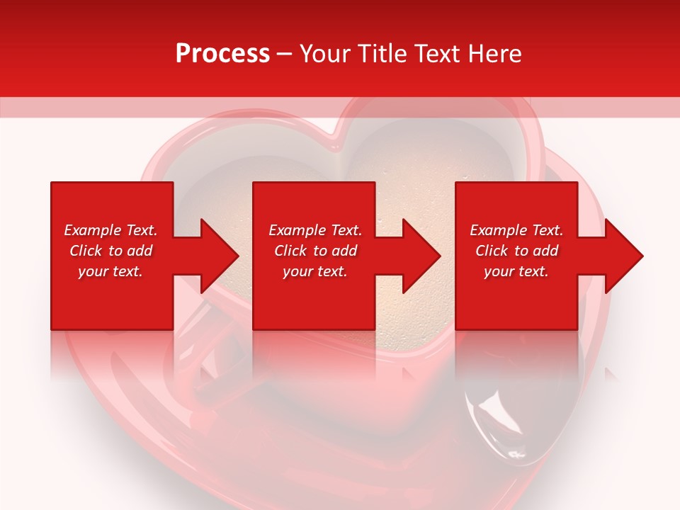 Red Isolated Valentine's Day PowerPoint Template