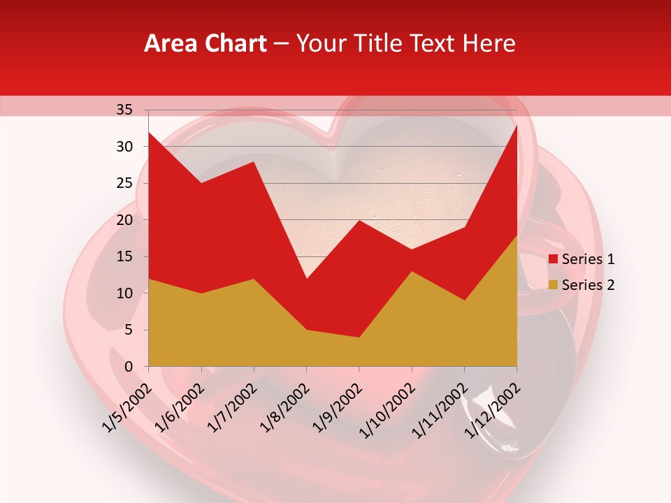 Red Isolated Valentine's Day PowerPoint Template