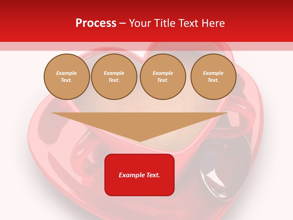 Red Isolated Valentine's Day PowerPoint Template