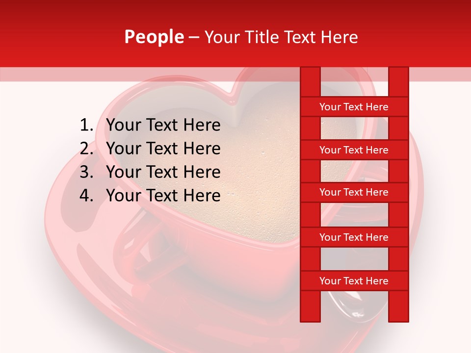 Red Isolated Valentine's Day PowerPoint Template