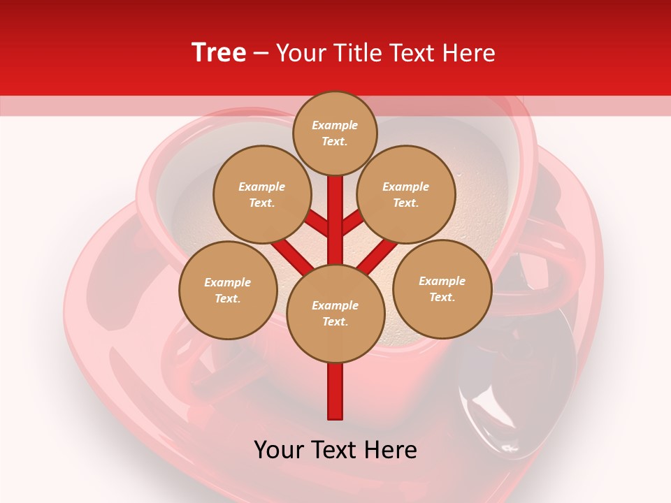 Red Isolated Valentine's Day PowerPoint Template