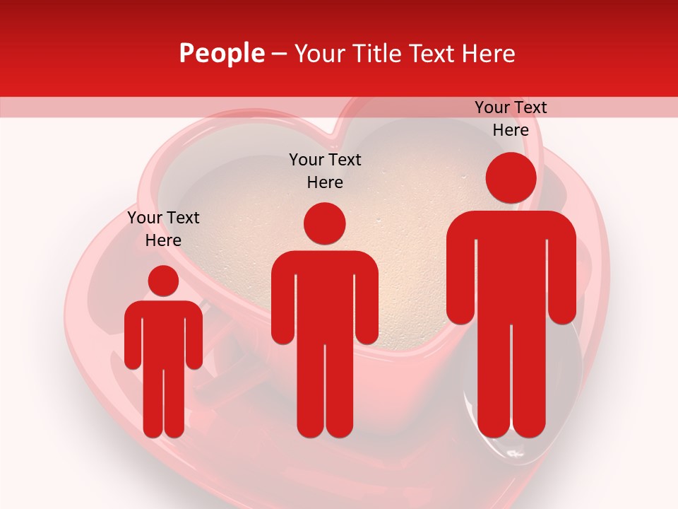 Red Isolated Valentine's Day PowerPoint Template