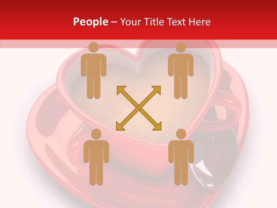 Red Isolated Valentine's Day PowerPoint Template