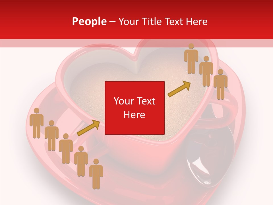 Red Isolated Valentine's Day PowerPoint Template