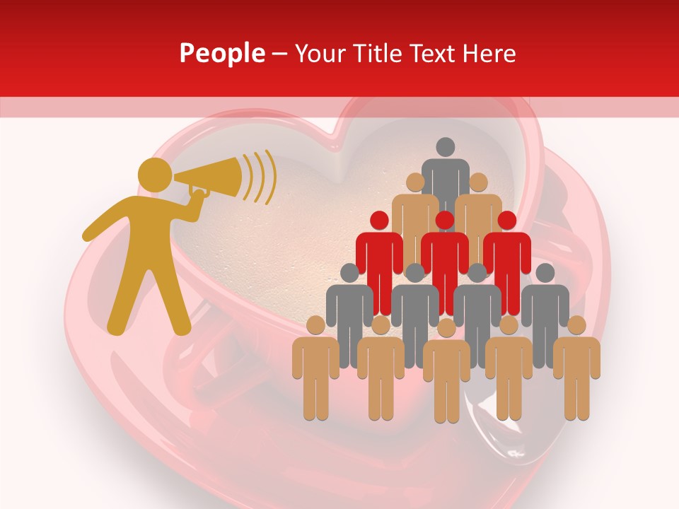 Red Isolated Valentine's Day PowerPoint Template
