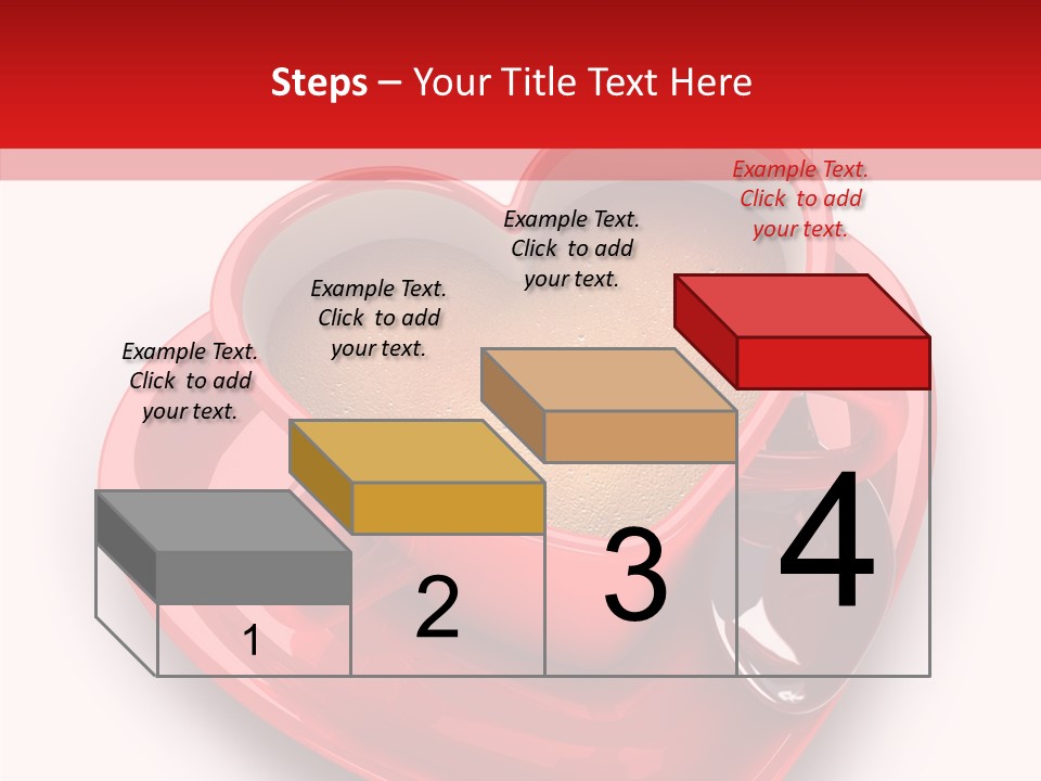 Red Isolated Valentine's Day PowerPoint Template