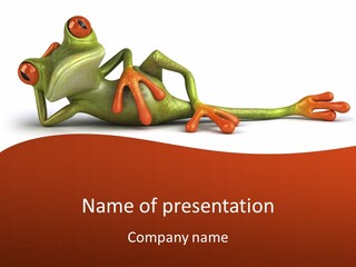 Frog Amphibian Environment PowerPoint Template