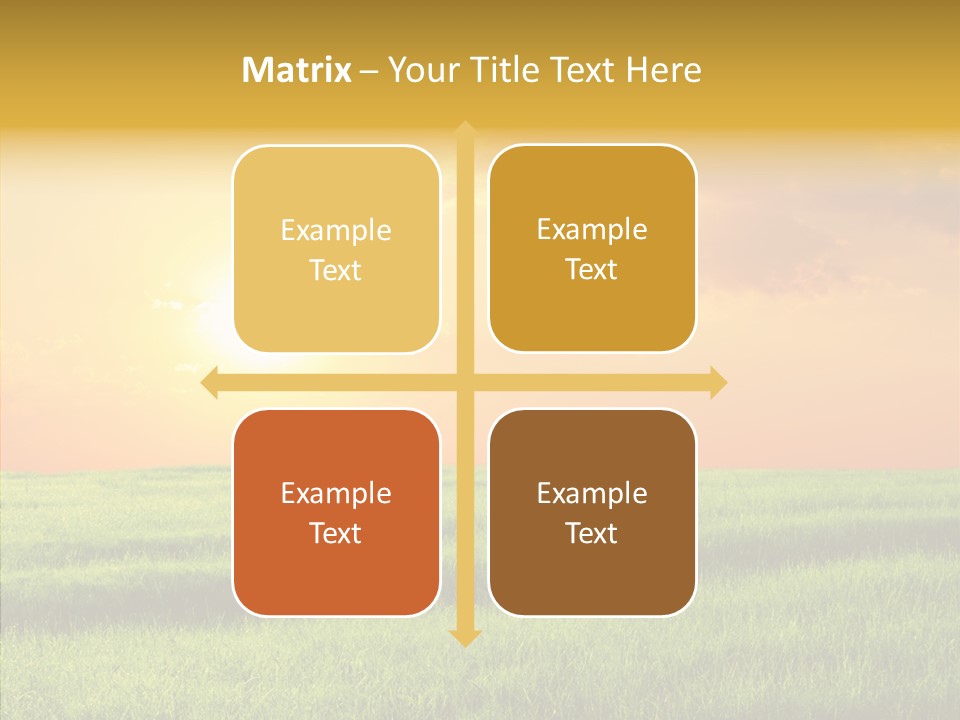 Autumn Background Farming PowerPoint Template