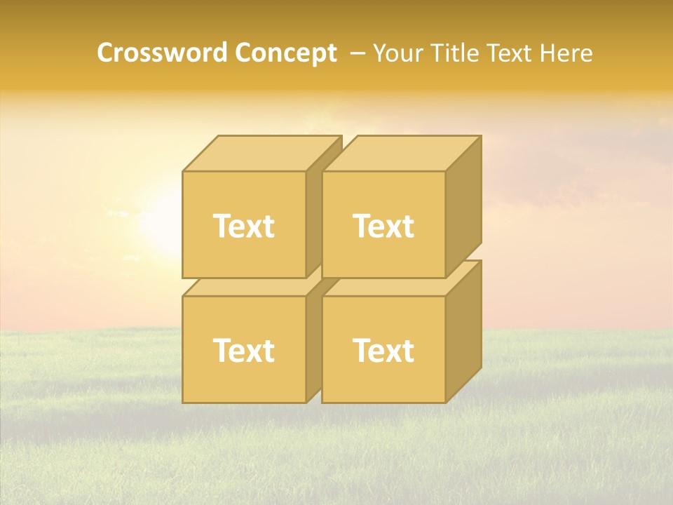 Autumn Background Farming PowerPoint Template