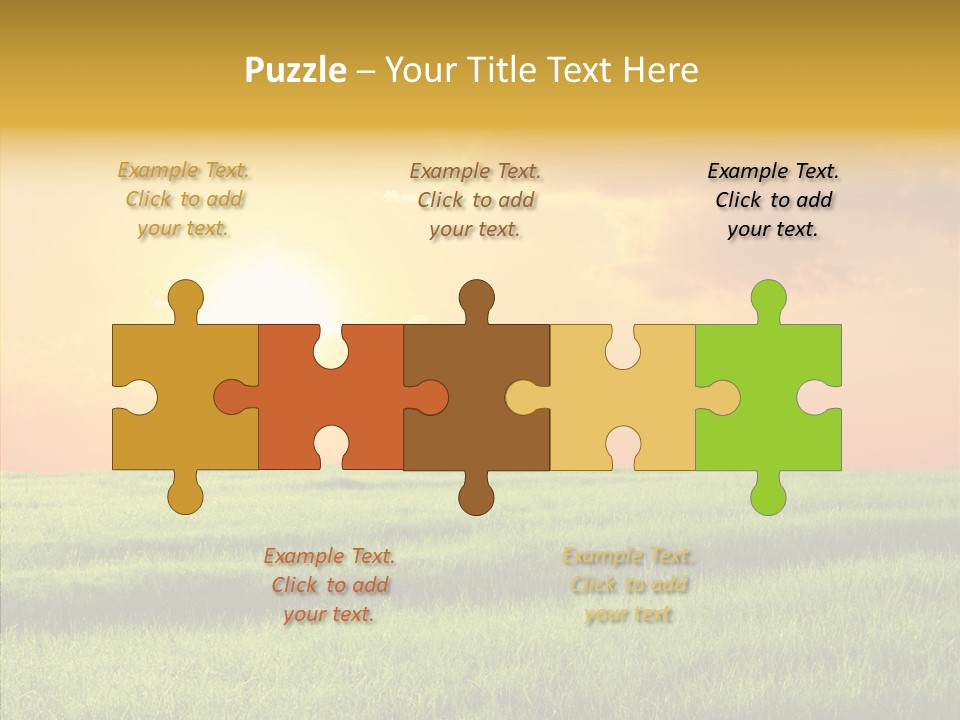 Autumn Background Farming PowerPoint Template