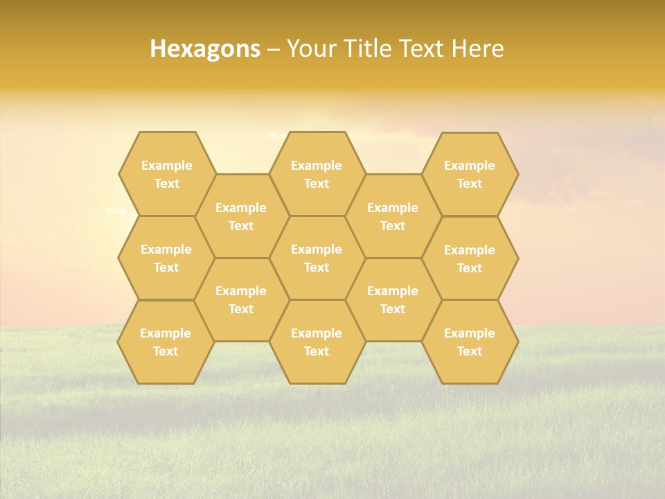 Autumn Background Farming PowerPoint Template