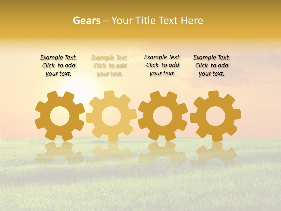 Autumn Background Farming PowerPoint Template