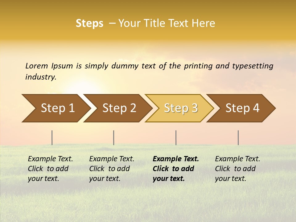 Autumn Background Farming PowerPoint Template