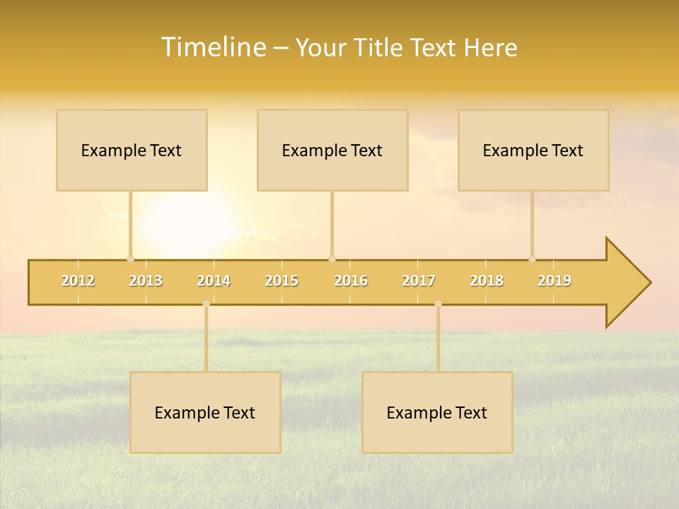 Autumn Background Farming PowerPoint Template