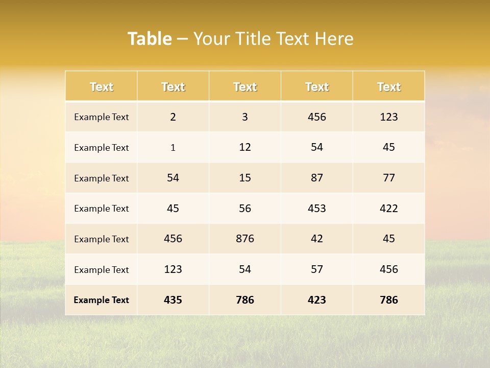 Autumn Background Farming PowerPoint Template