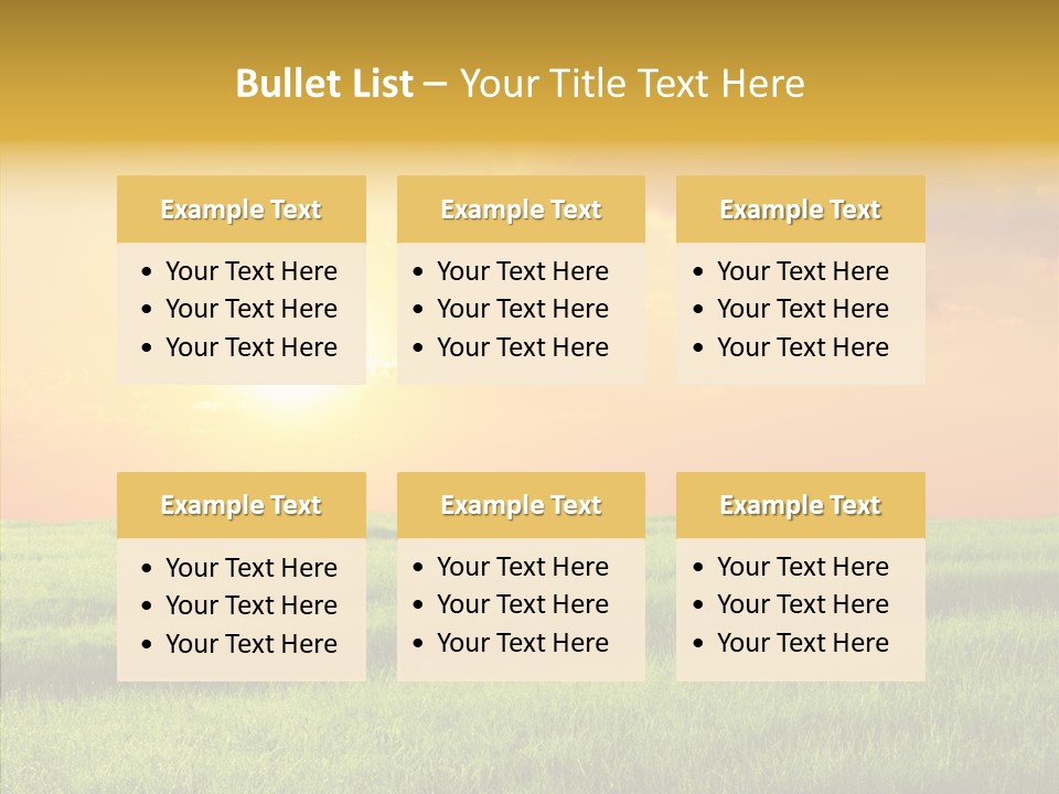Autumn Background Farming PowerPoint Template