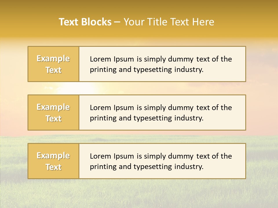 Autumn Background Farming PowerPoint Template