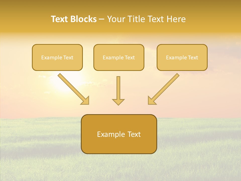 Autumn Background Farming PowerPoint Template
