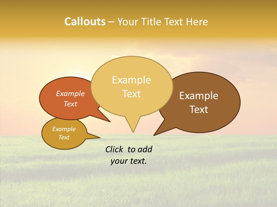 Autumn Background Farming PowerPoint Template