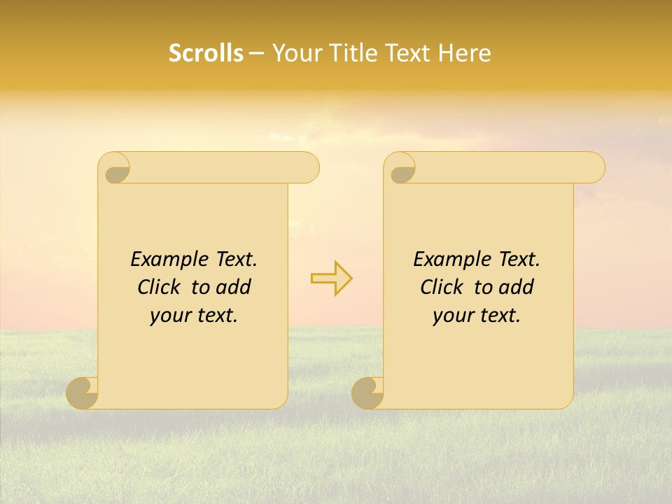 Autumn Background Farming PowerPoint Template