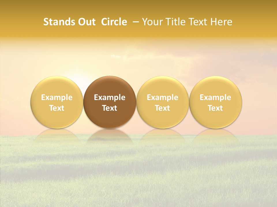 Autumn Background Farming PowerPoint Template