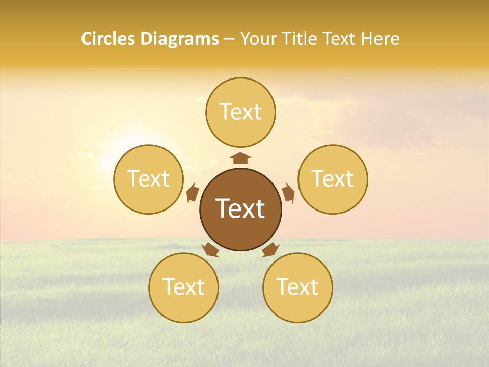 Autumn Background Farming PowerPoint Template