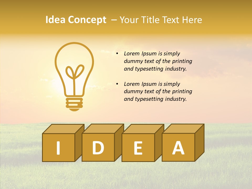 Autumn Background Farming PowerPoint Template