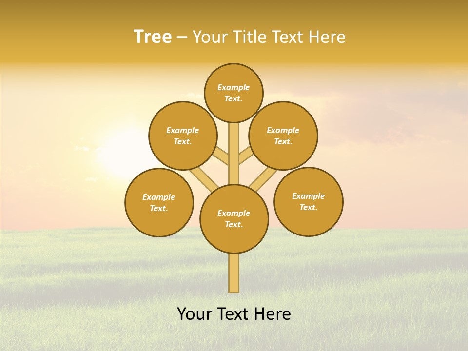 Autumn Background Farming PowerPoint Template