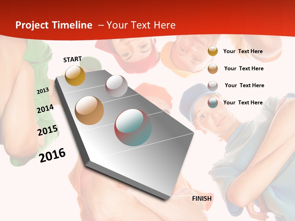 Teens Best Friendship PowerPoint Template