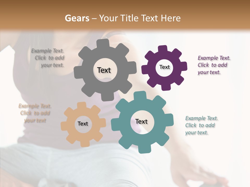 Slim Body Train PowerPoint Template