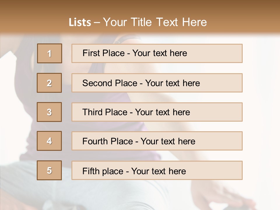 Slim Body Train PowerPoint Template