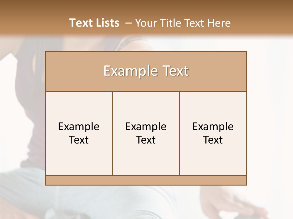 Slim Body Train PowerPoint Template