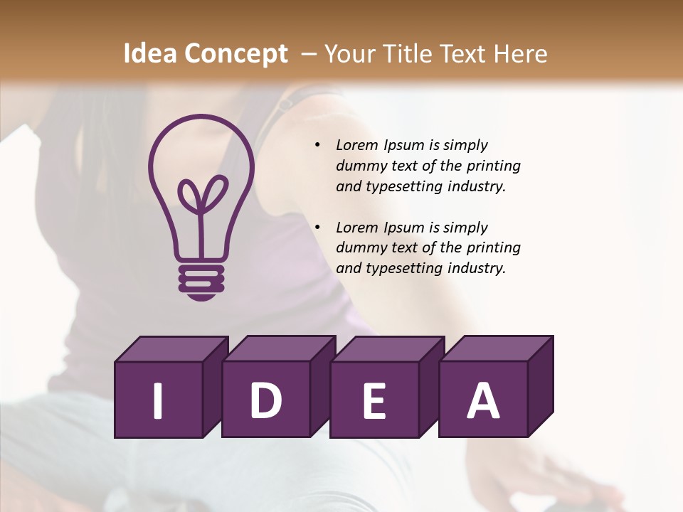 Slim Body Train PowerPoint Template