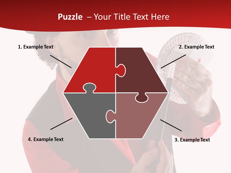 Young Isolated Beard PowerPoint Template