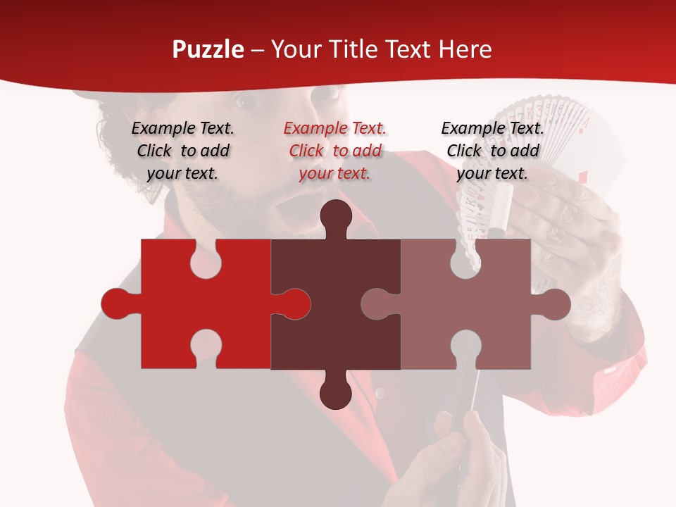 Young Isolated Beard PowerPoint Template