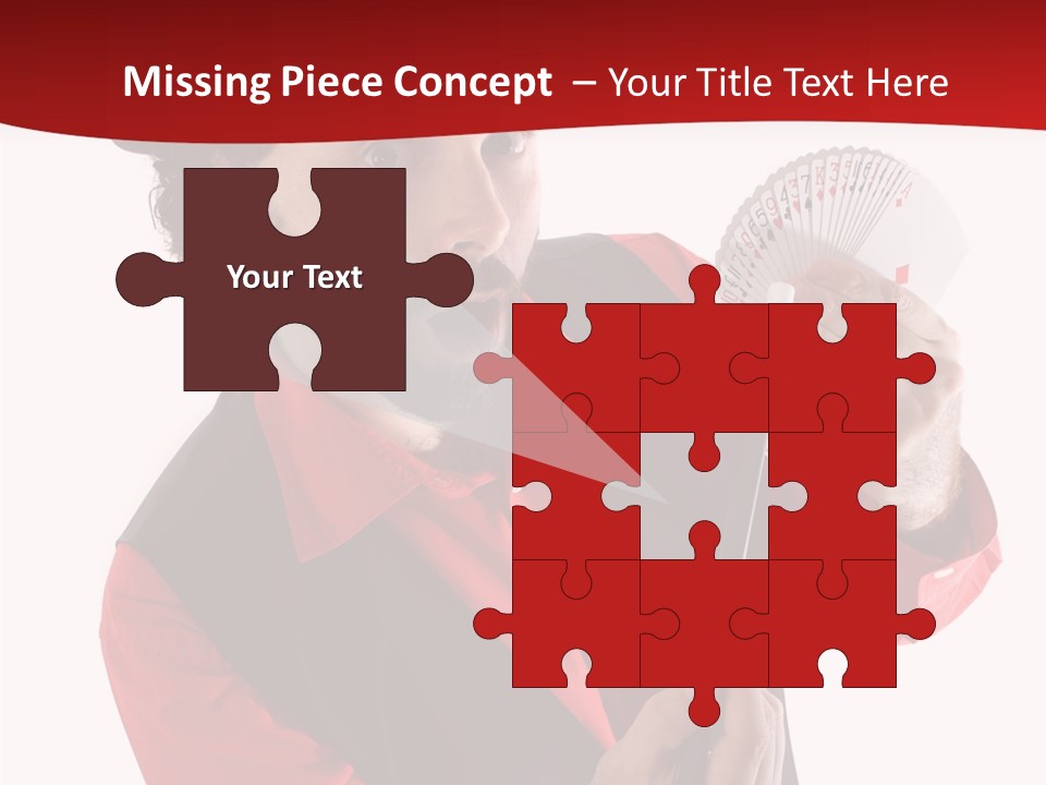 Young Isolated Beard PowerPoint Template