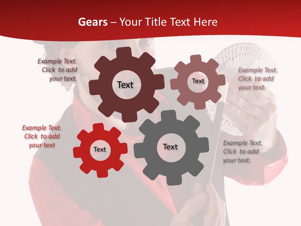 Young Isolated Beard PowerPoint Template