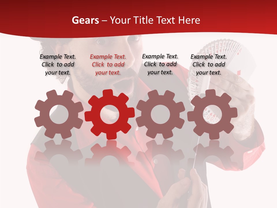 Young Isolated Beard PowerPoint Template