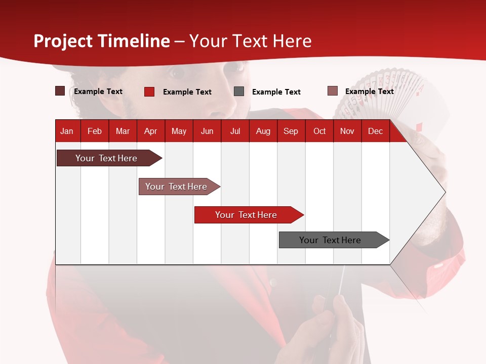 Young Isolated Beard PowerPoint Template