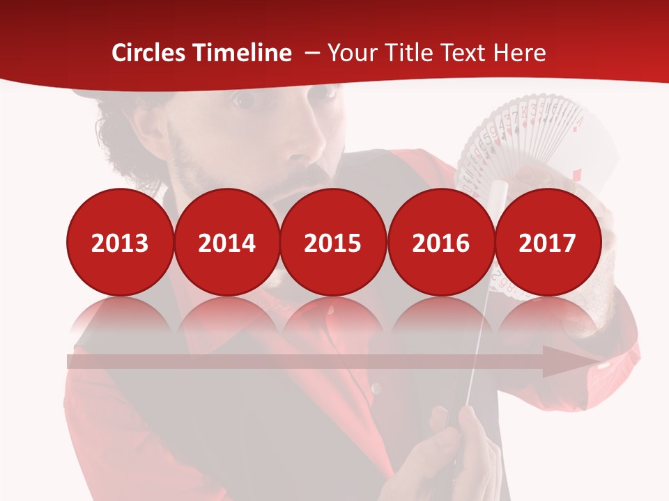 Young Isolated Beard PowerPoint Template