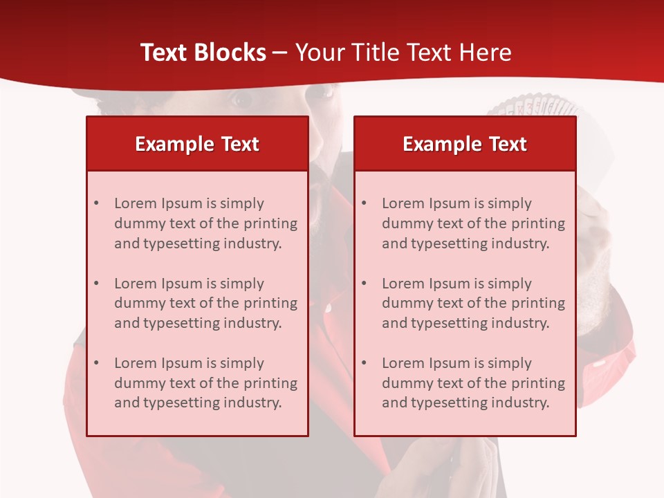 Young Isolated Beard PowerPoint Template